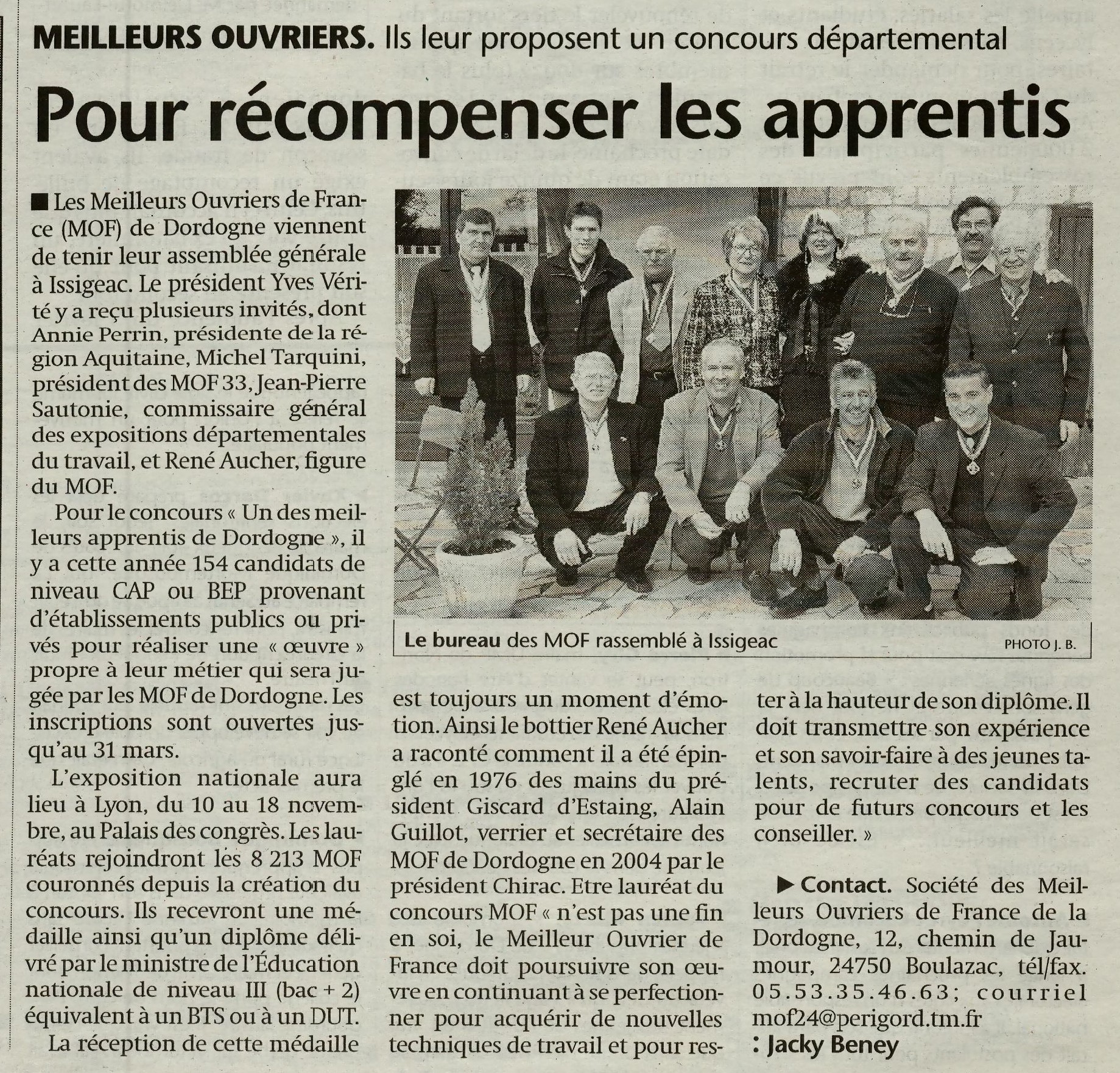 Groupement de la SnMOF de Dordogne